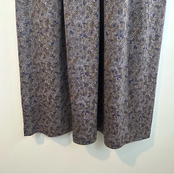 Sessun Sleeveless Abstract Blue Micro Dot Pattern Lightweight Midi Dress Size XS - Picture 14 of 16